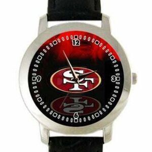San Francisco 49ers NFL Watch Genuine Leath…